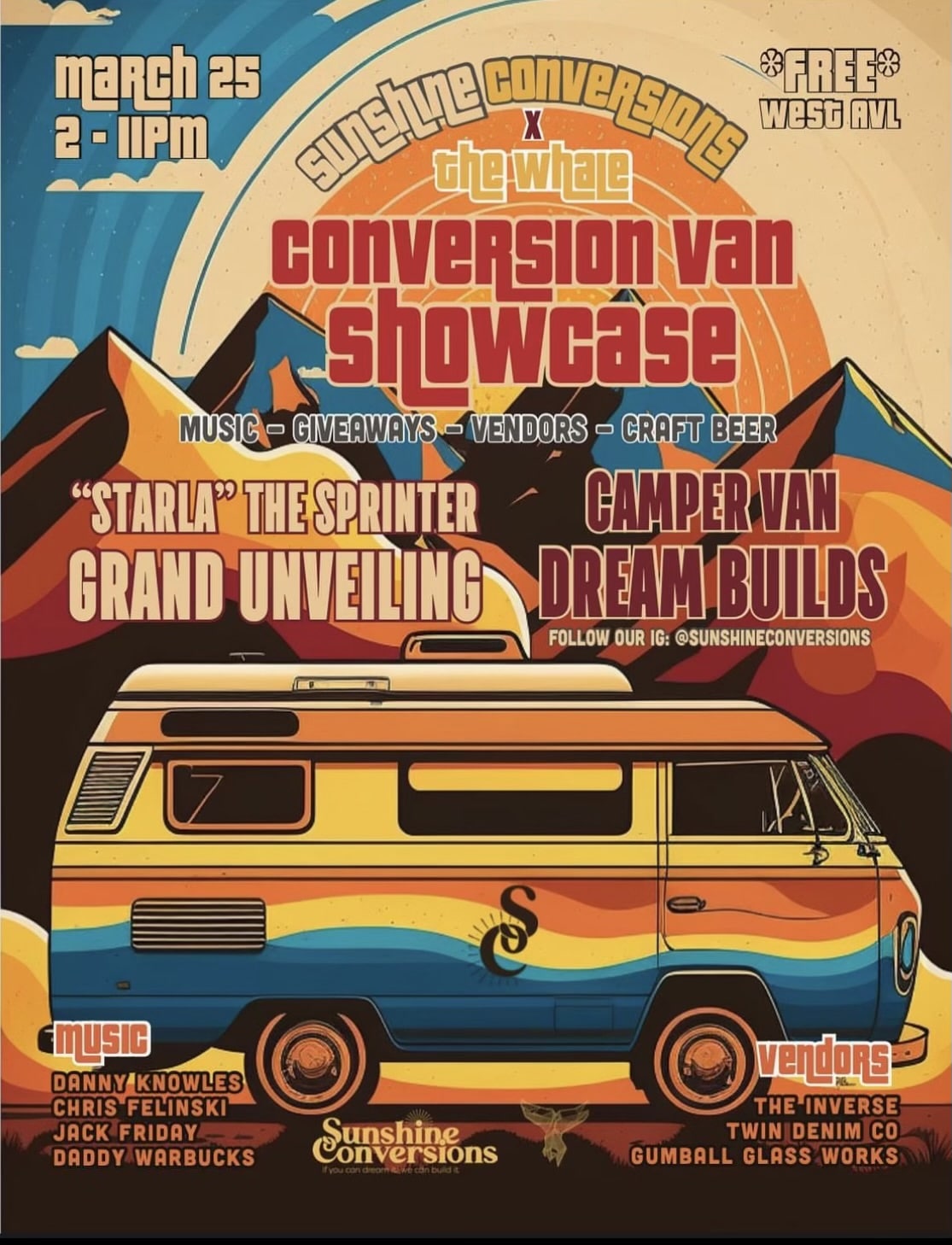 Conversion Van Showcase :: The Whale AVL