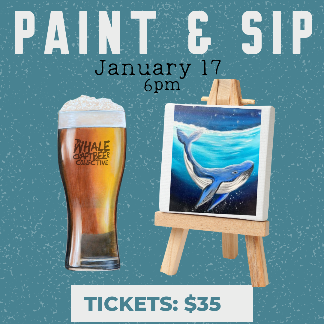 Crafted Clarity Sip & Paint at The Whale