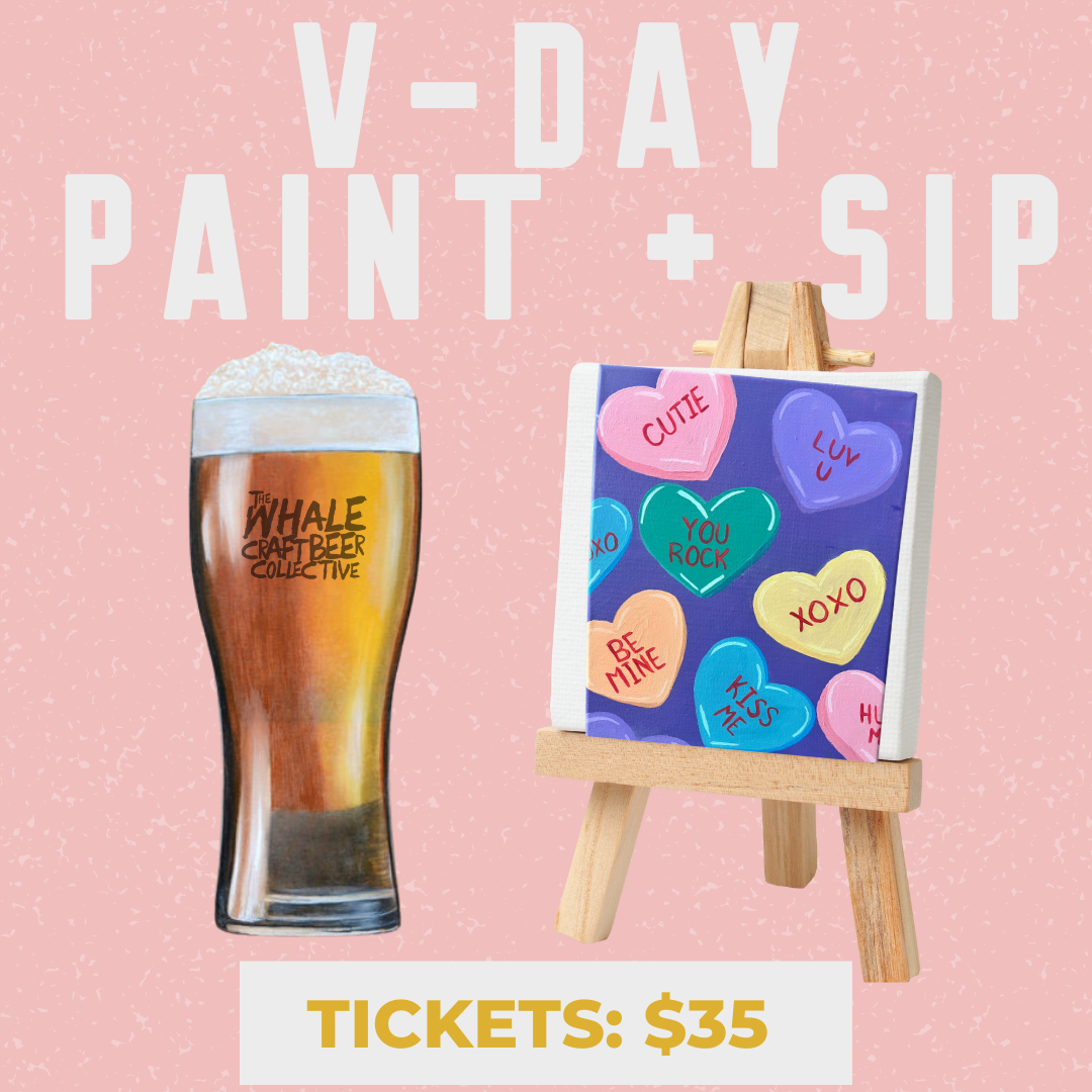 Valentine's Day Candle Painting Class