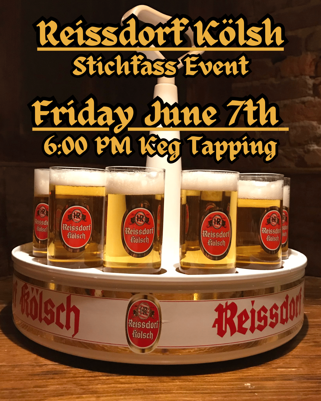 Reissdorf Kölsch Stichfass Event