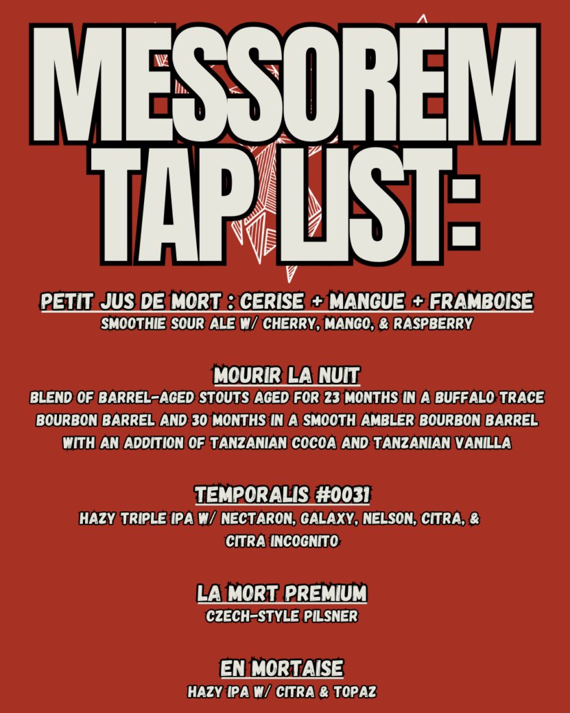 Messorem Menu Static