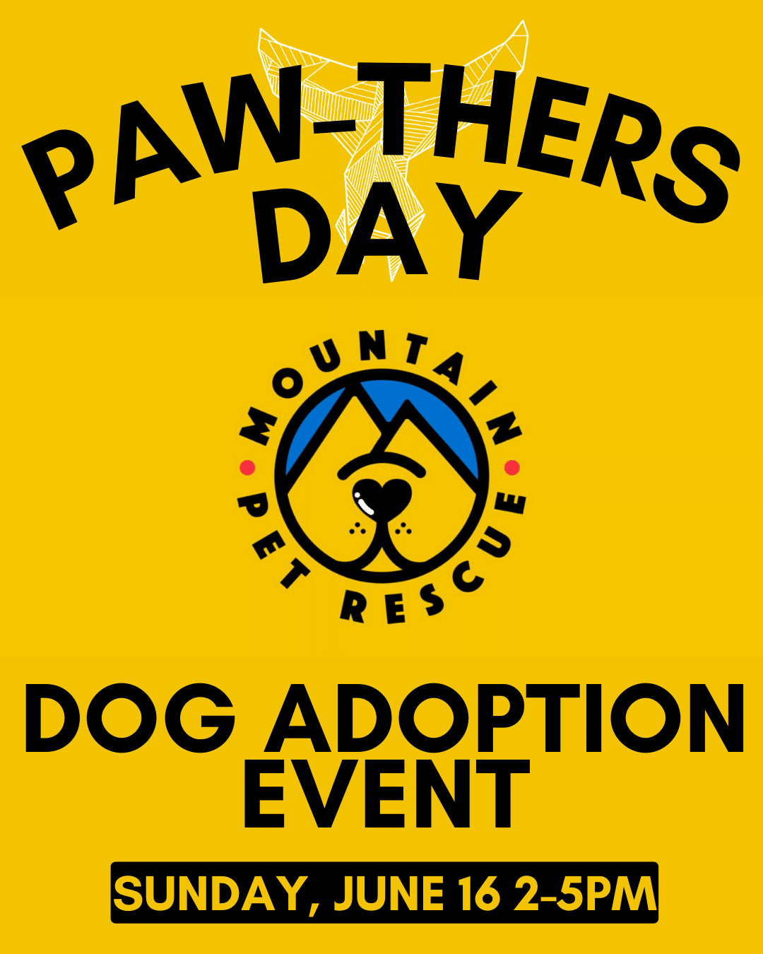 Paw-thers Day Adoption Event