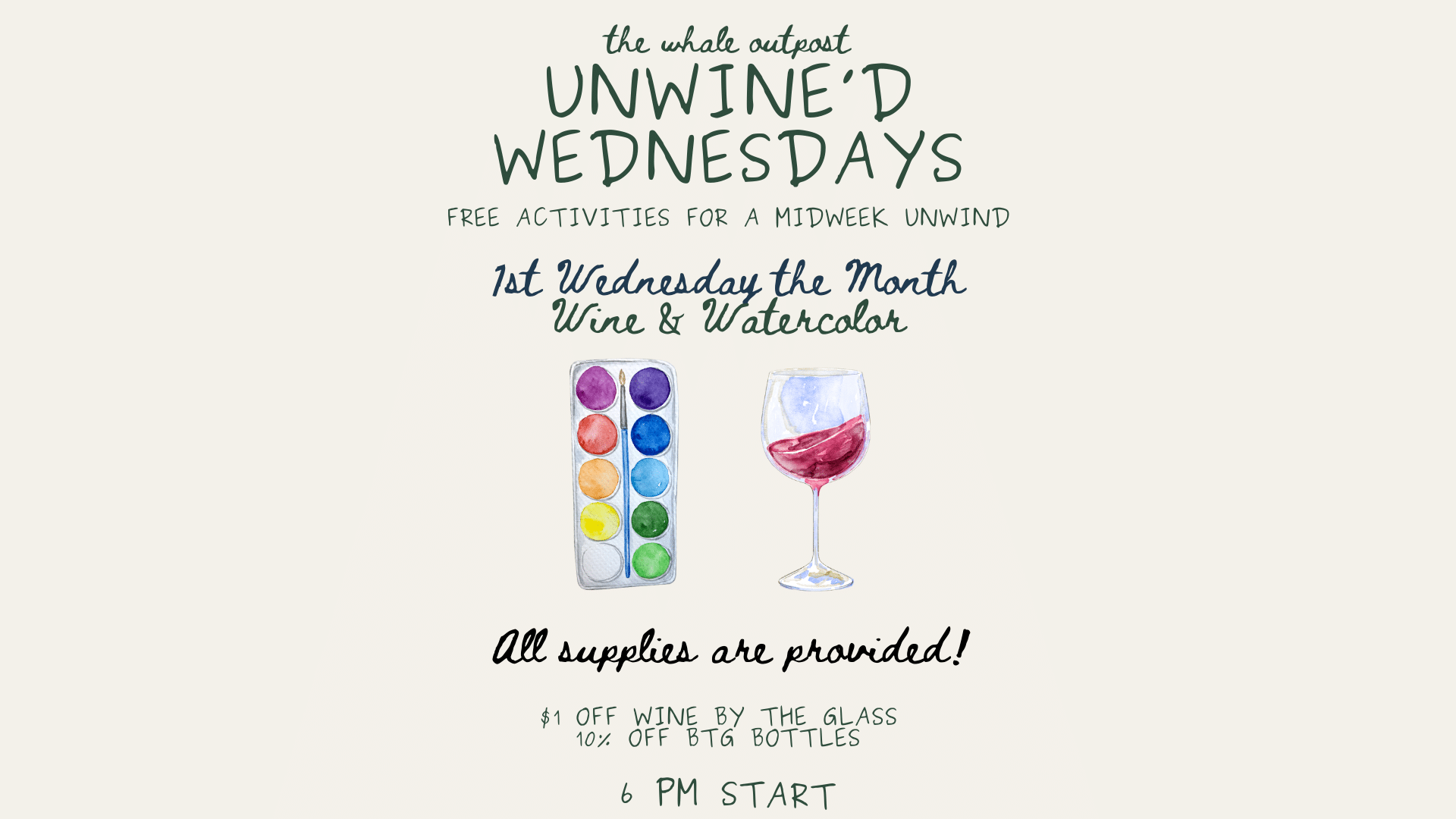 Unwine'd Wednesday: Wine & Watercolor