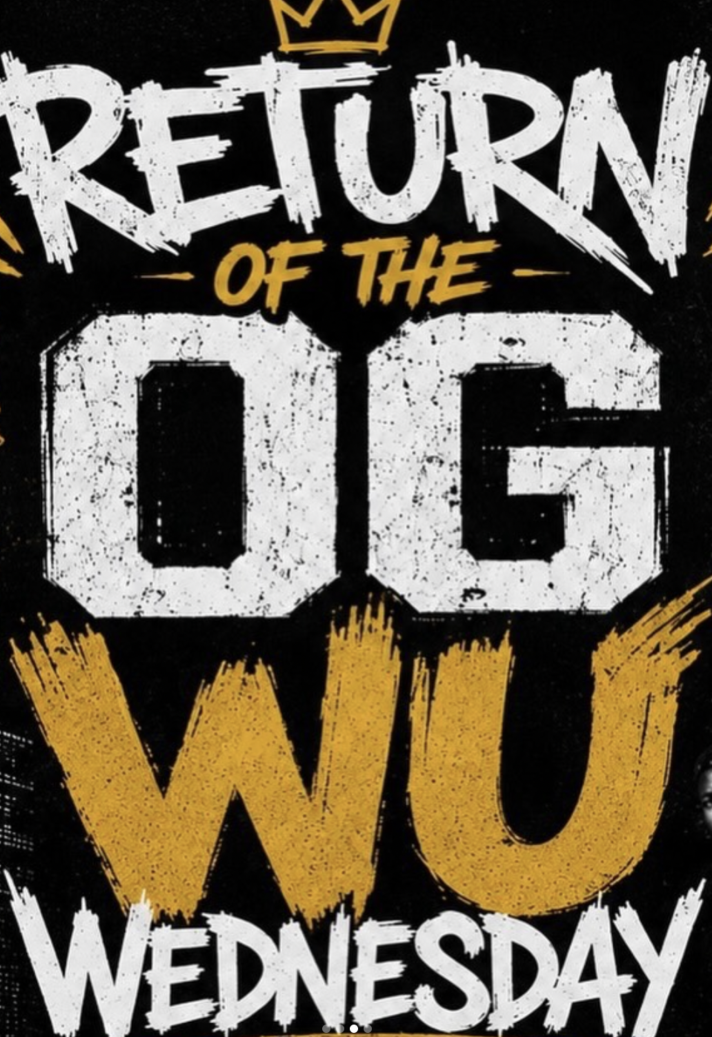 Return of Wu Wednesday