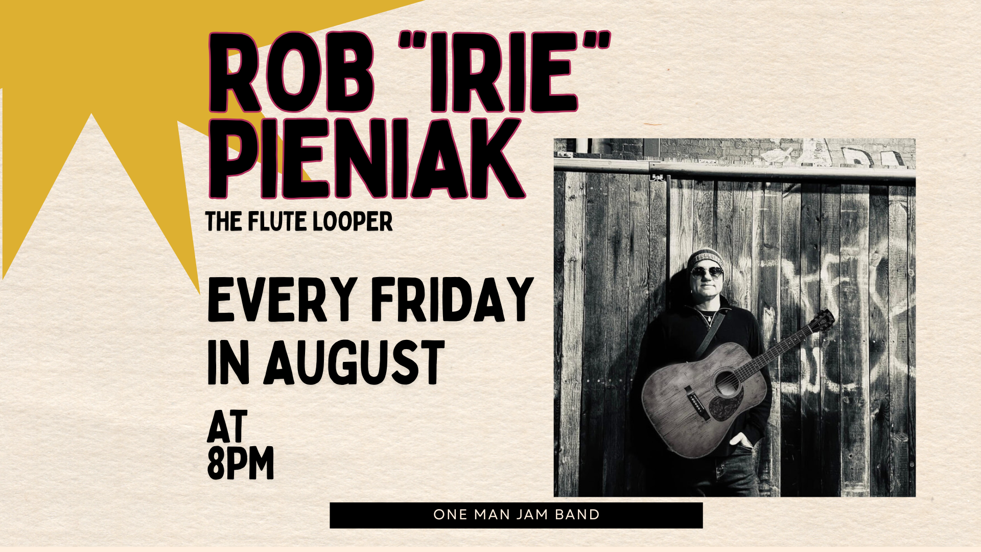Live Music: Rob Irie